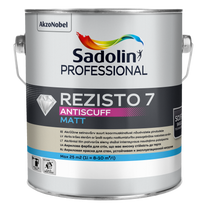 Акрилова фарба Sadolin Professional Rezisto 7 Antiscuff для стін, зносостійка, біла, BW, 2.5 л 57747004 фото