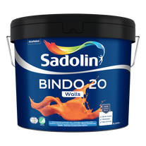Латексна фарба Sadolin Bindo 20 для стін та стелі, біла, BW, 0,9 л 5072640 фото