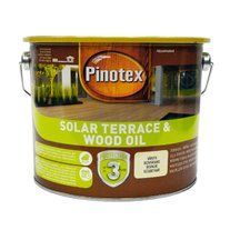 Олія для обробки дерева Pinotex Solar Terrace & Wood Oil з УФ-фільтром безбарвна, BC, 2.33 л 5310563 фото