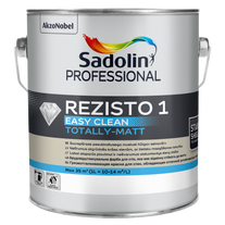 Акрилова фарба Sadolin Professional Rezisto 1 для стін, брудовідштовхувальна, біла, BW, 2.5 л 5774700 фото